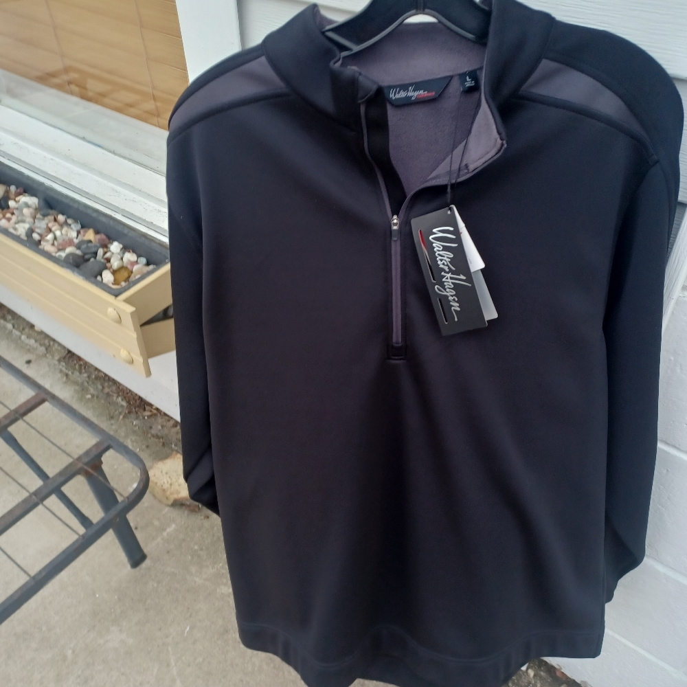 Walter Hogan golf zipper pull over NEW  L